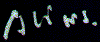 Firma de Aldous Huxley