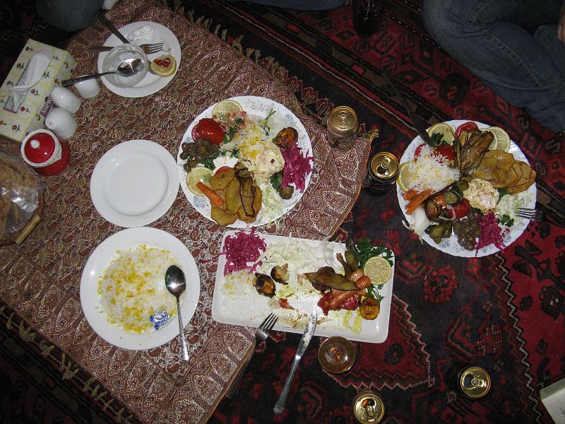 IMG_0973.JPG - Darrer sopar. Khebab i verdures.