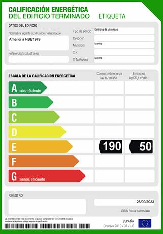 Resultado de imagen de etiqueta energ�tica