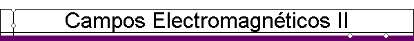 Campos Electromagn�ticos II