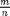 $\frac{m}{n}$
