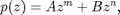 $p(z)=Az^m+Bz^n,$
