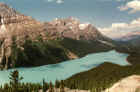 Lago Peyto. Rocosas canadienses. 1997