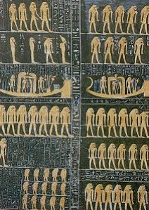 Tumba de Ramses VI. Detalle del techo de la cmara del sarcfago