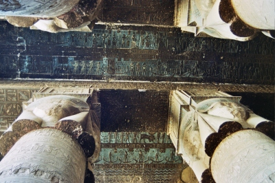 Techo astronmico en el templo de Dendera