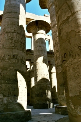 Sala hipstila del templo de Karnak