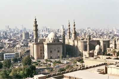 Mezquita del sult�n Hassan y El Rifai desde la Ciudadela