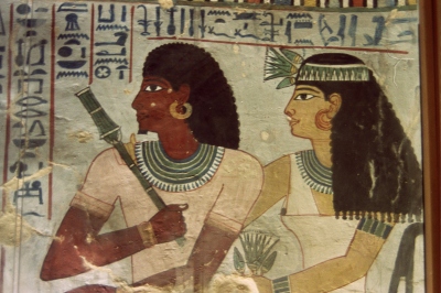 Sennefer y su esposa