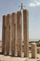 Ruinas del reino de Sheba. Mahram Bilqis. Marib (desierto de Rub Al-Khali)