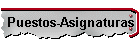 Puestos-Asignaturas