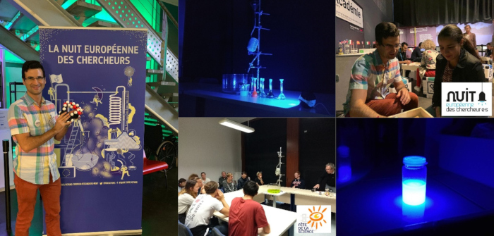 European researcher night 2019 in Bordeaux, the Fete de la Science 2019 at Institut de Sciences Molecularies in Bordeaux