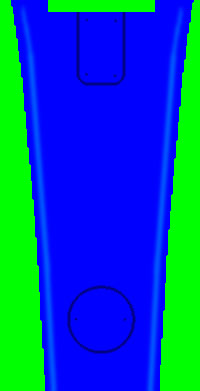 background of the car of color blue