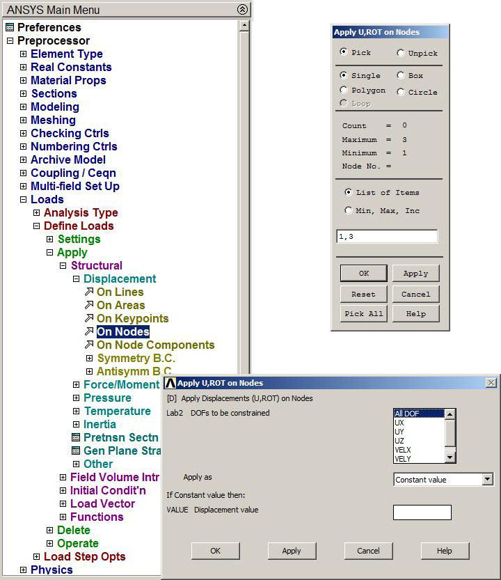 Figure 18. Fixed ends.