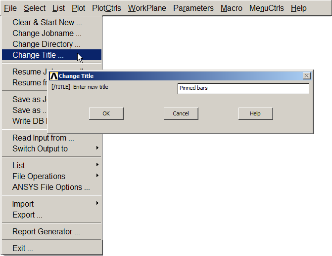Figure 2. Change Title. 