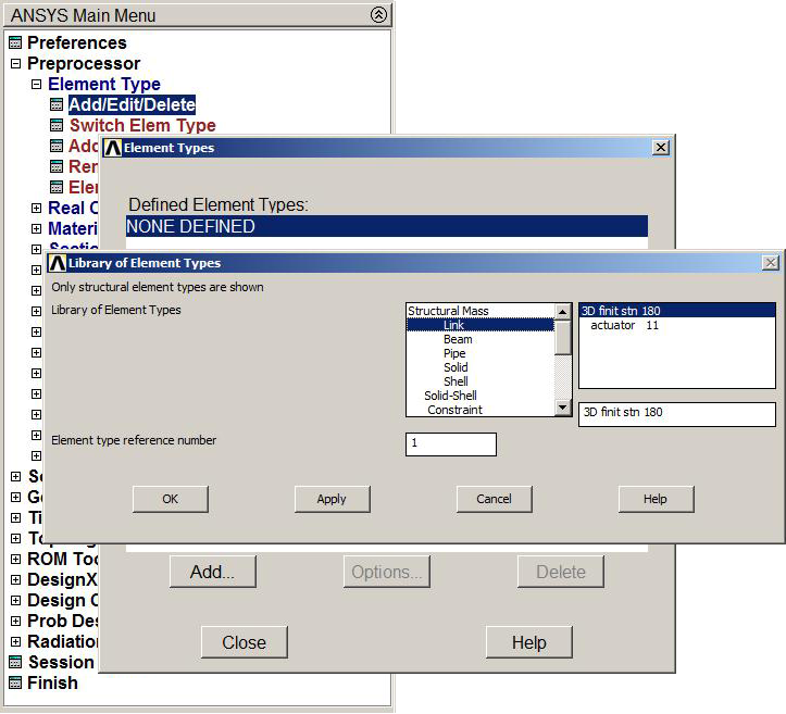 Figure  4.<strong>LINK 180</strong> Element.