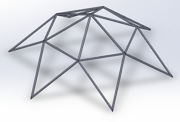 Figure 1a. Space frame truss.
