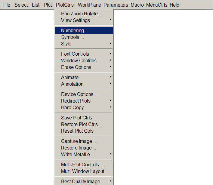 Figure 29. Numbering members.