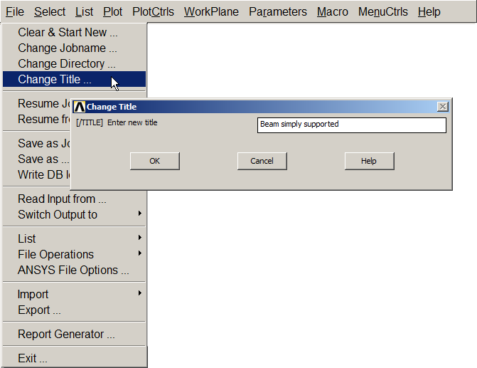 Figure 2. Change Title.