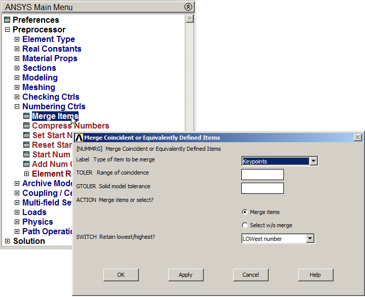 Figure 21. Merge Keypoints.