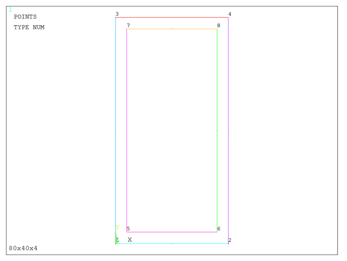 Figure 6. Graphic screen with the lines.