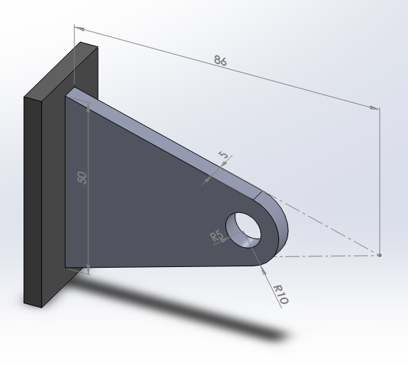 Figure 1. Plastic bracket.