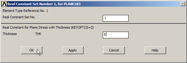 Figure 6. Thickness of 5 mm (