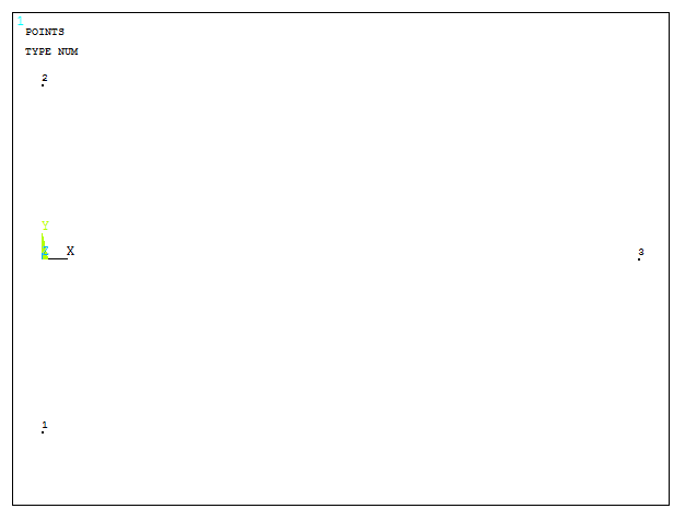 Figure 9. Graphic screen with the three keypoints.