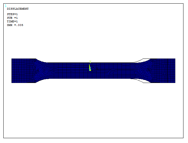 Figure 25. Deformed model.