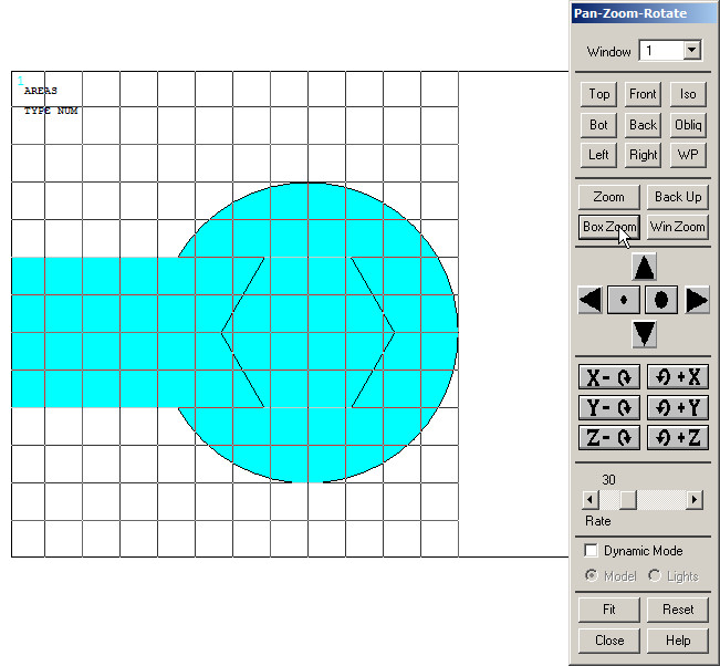 Figure 22. Zoom of the right end.