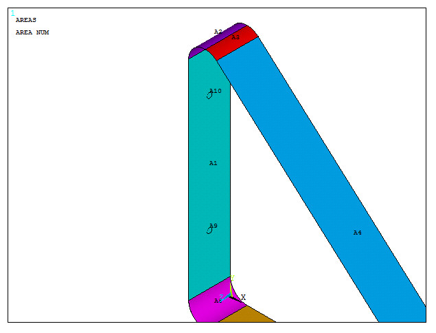 Figure 30. Numbered areas.