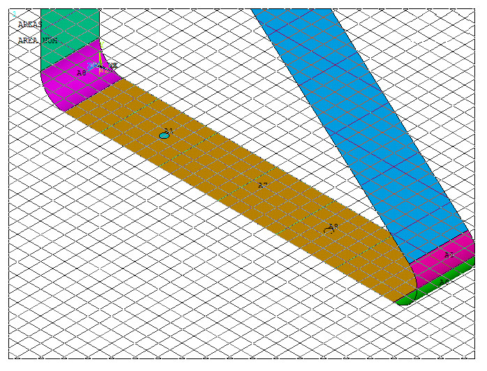 Figure 34. Circular areas on the horizontal side.