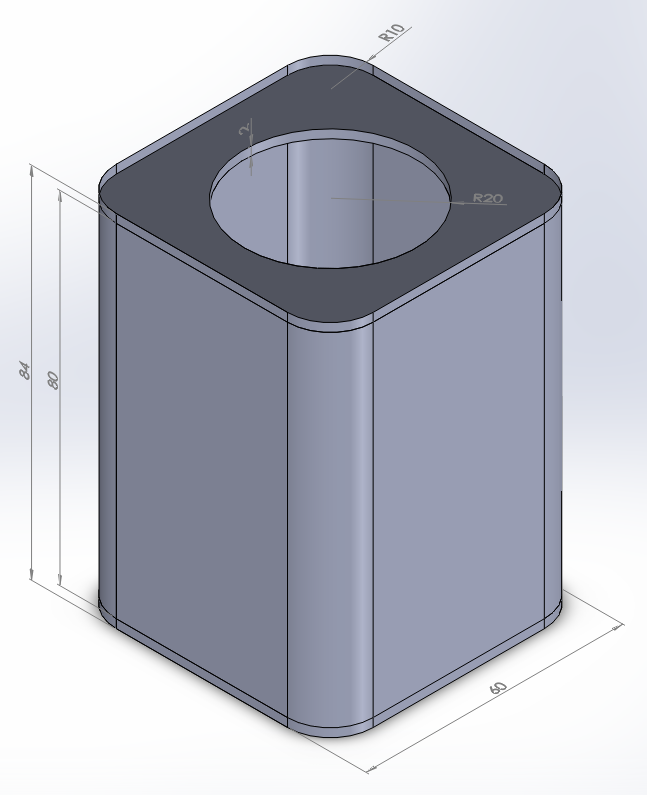 Figure 1. Tin model.