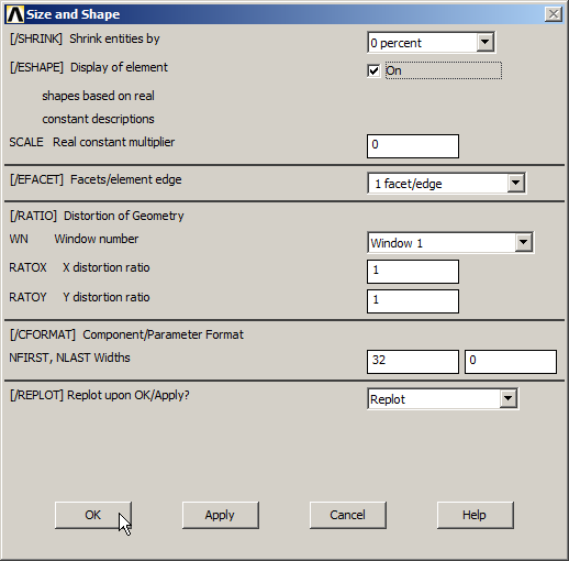Figure 32. Representing the model with thickness.