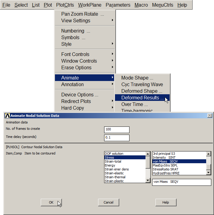 Figure 34. Animate results.