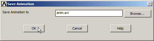 Figure 37. Save animation in the corresponding folder.