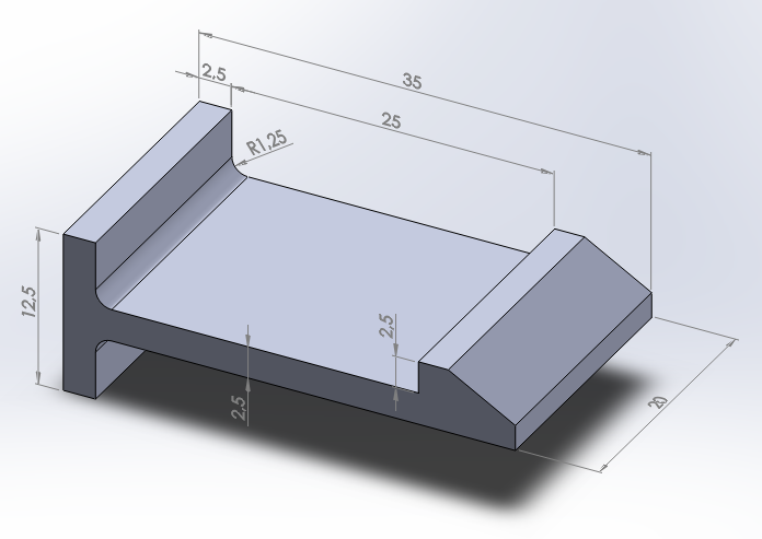 Figure 1a. Snap fit model.