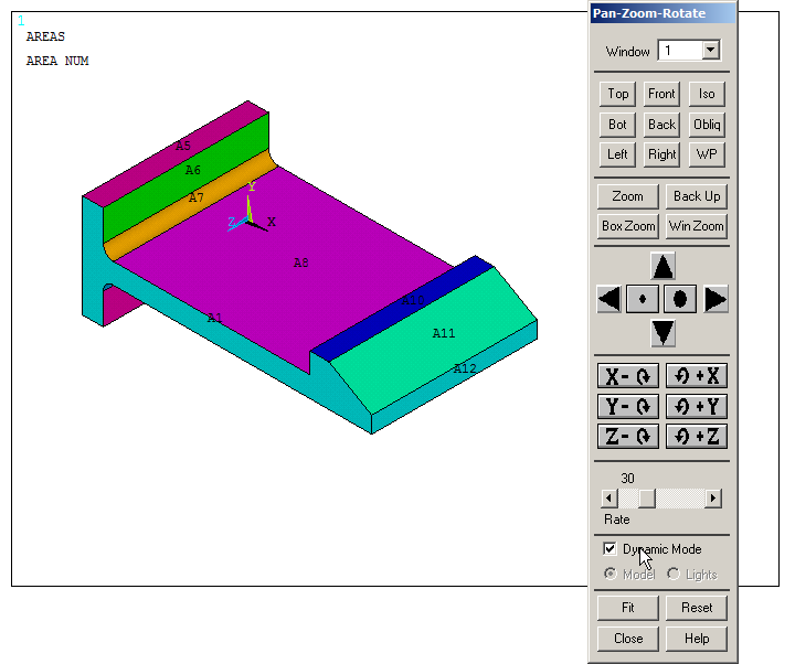 Figure 30. Plotted areas and 