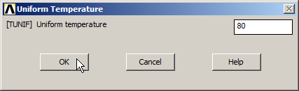 Figure 42. Applying 80 degrees Celsius.