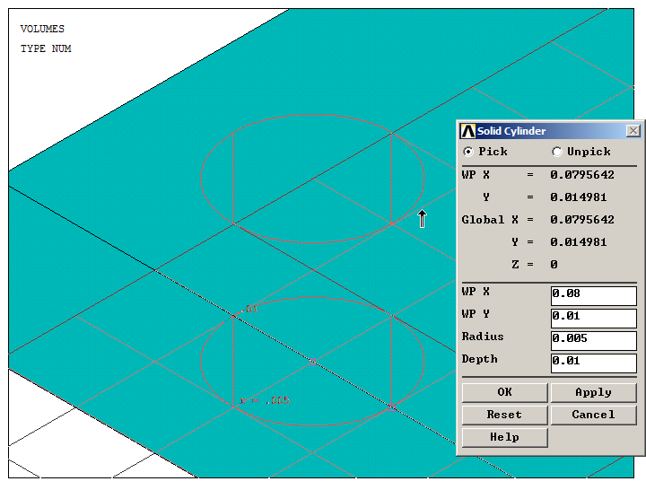 Figure 9. Third solid cylinder.