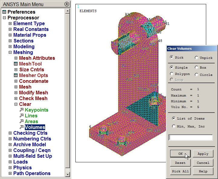 Figure 33. Clear mesh.