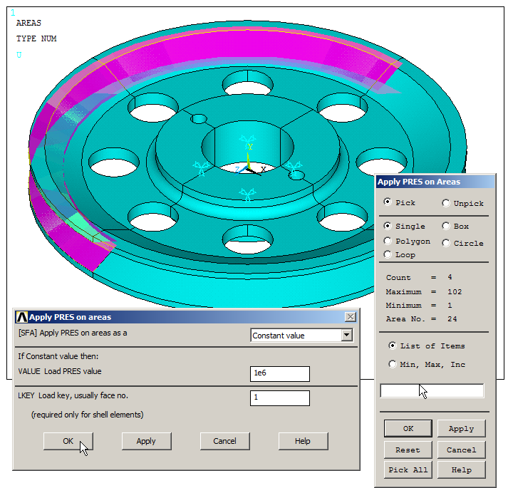 Figure 30. Apply pressure on areas.