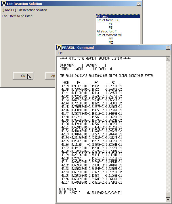 Figure 33. List Results.