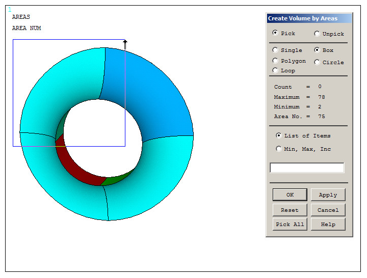 Figure 43. New volume by areas.