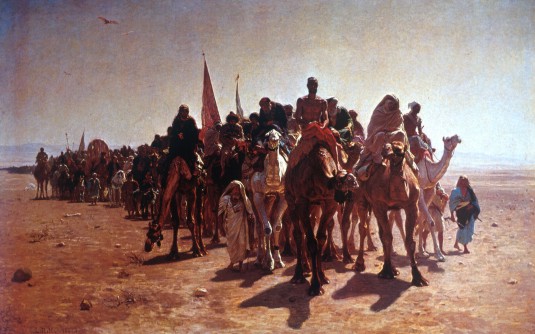 BELLY-Peregrinos viajando a La Meca, 1861.jpg (59860 bytes)