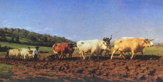 BONHEUR-Labourage invernais, le sombrage, Salon 1849.jpg (47559 bytes)