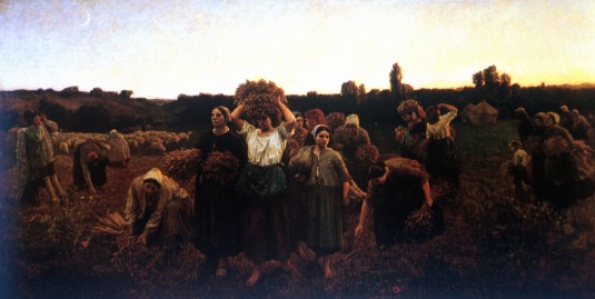 BRETON-Le rappel des glaneuses, 1859.jpg (36210 bytes)