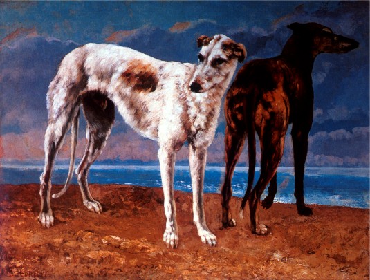 COURBET-Les levriers de M Choisene.jpg (79542 bytes)