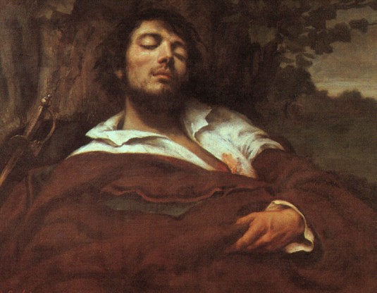 COURBET-The Wounded Man(Retrato del artista).jpg (53695 bytes)