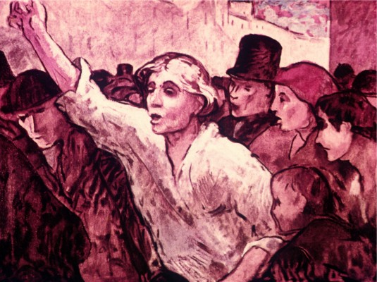 DAUMIER-La revuelta o la insurrecci�n.jpg (81411 bytes)