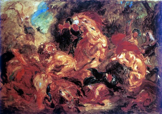 DELACROIX-Chasse aux lions.jpg (429782 bytes)
